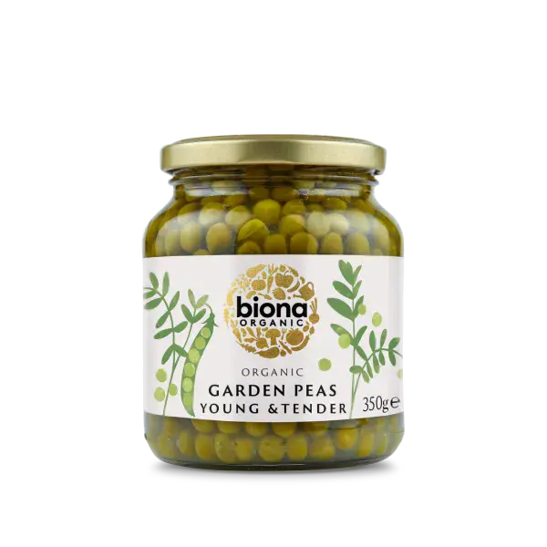 Biona Organic Garden Peas -Jar