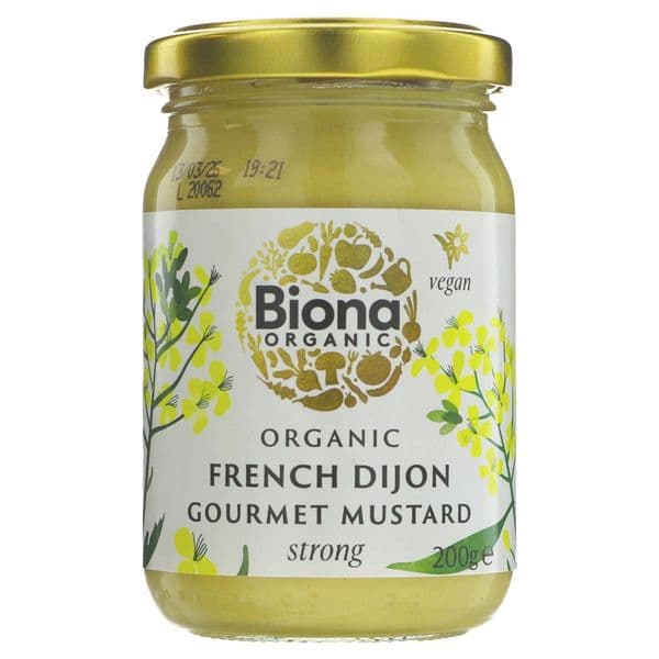 Biona Organic Gormet Dijon Mustard 200g