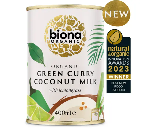 Biona Organic Green Curry Coconut Milk with Lemongrass