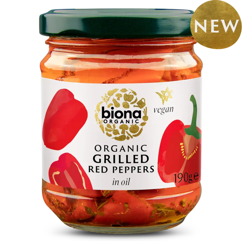 Biona Organic Grilled Red Peppers