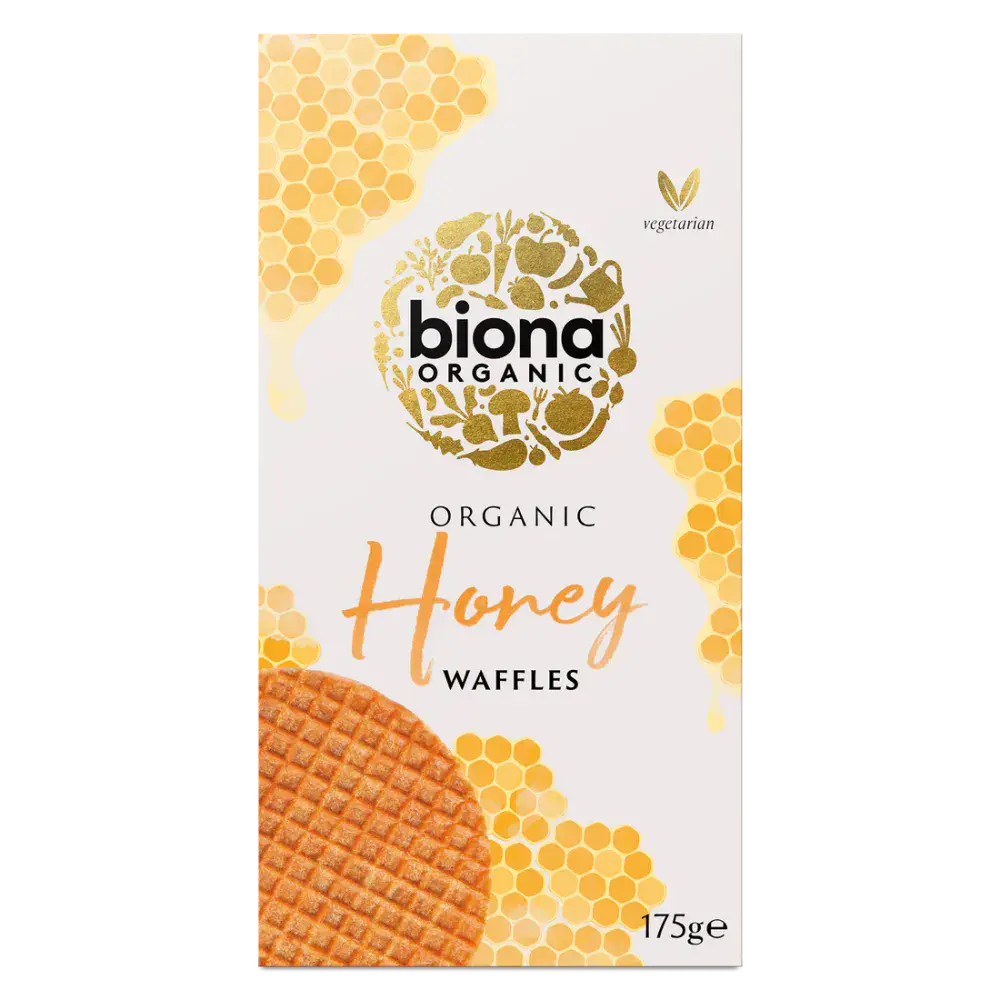 Biona Organic Honey Waffles 175g