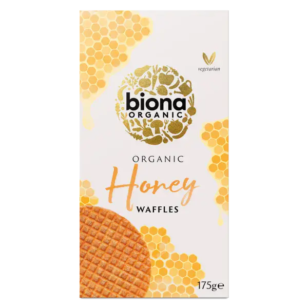 Biona Organic Honey Waffles 175g