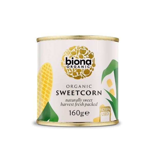 Biona Organic Sweetcorn 160g