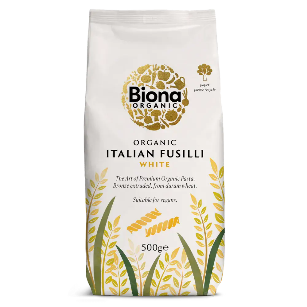 Biona Organic White Fusilli 500g