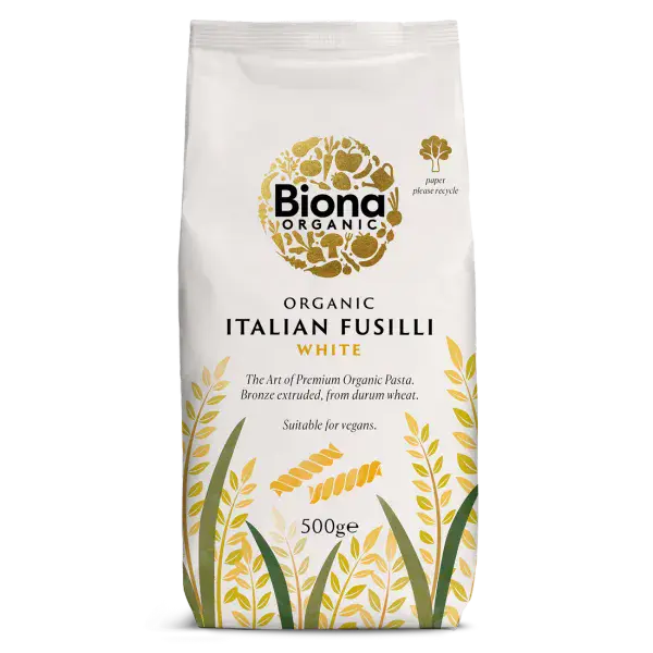 Biona Organic White Fusilli 500g