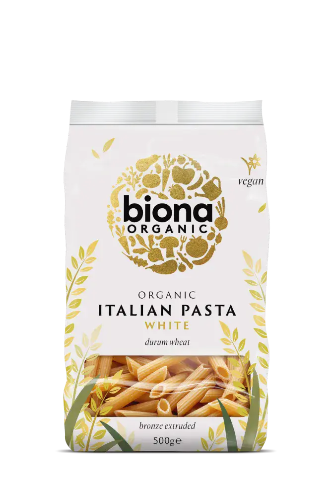 Biona Organic White Penne Pasta 500g