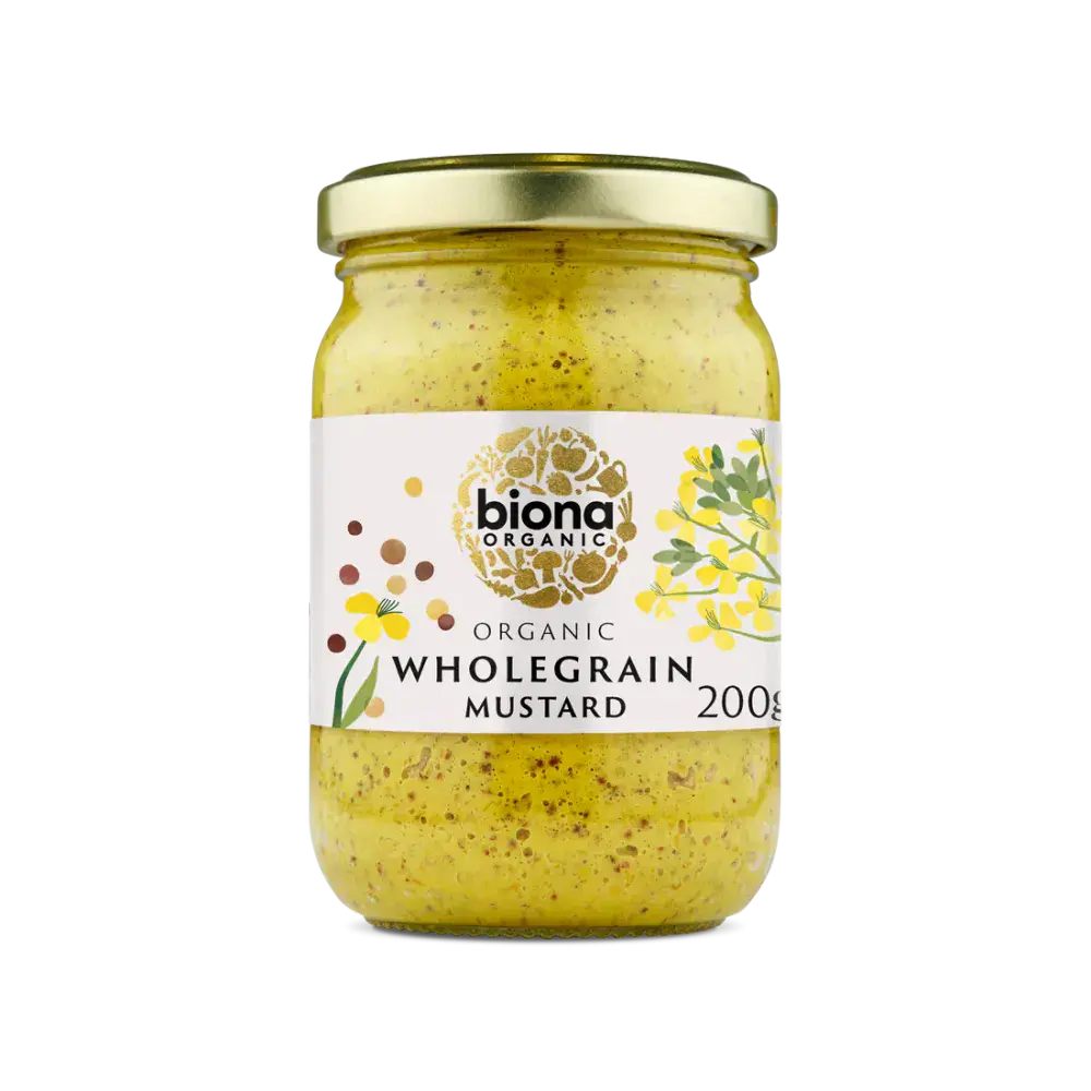 Biona Organic Wholegrain Mustard 200g