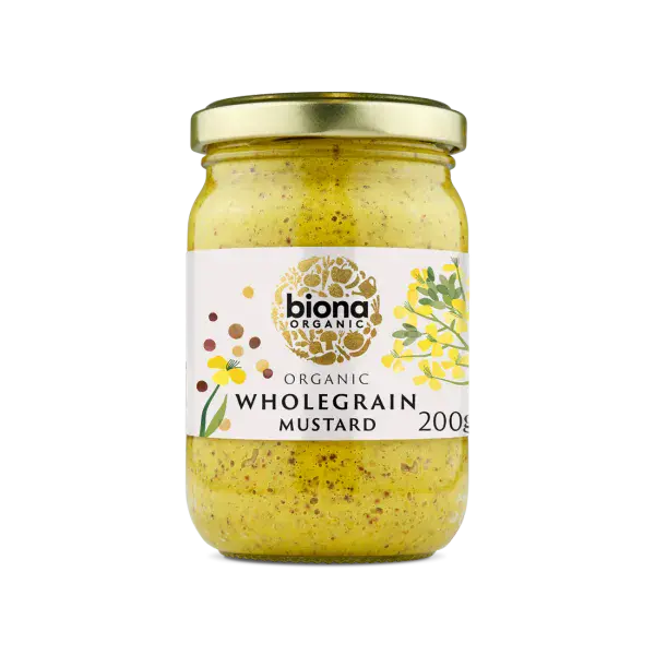 Biona Organic Wholegrain Mustard 200g