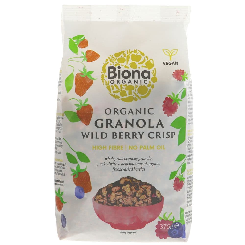 Biona Organic Wild Berry Granola 375g