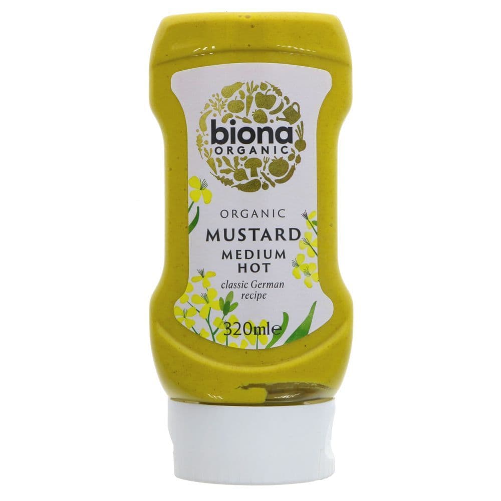 Biona Squirty Mustard Medium Hot 320ml