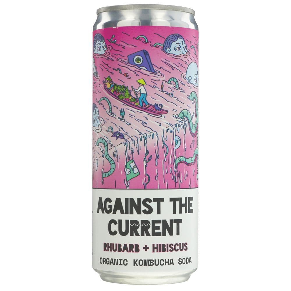 Counter Culture Organic Rhubarb & Hibiscus Kombucha