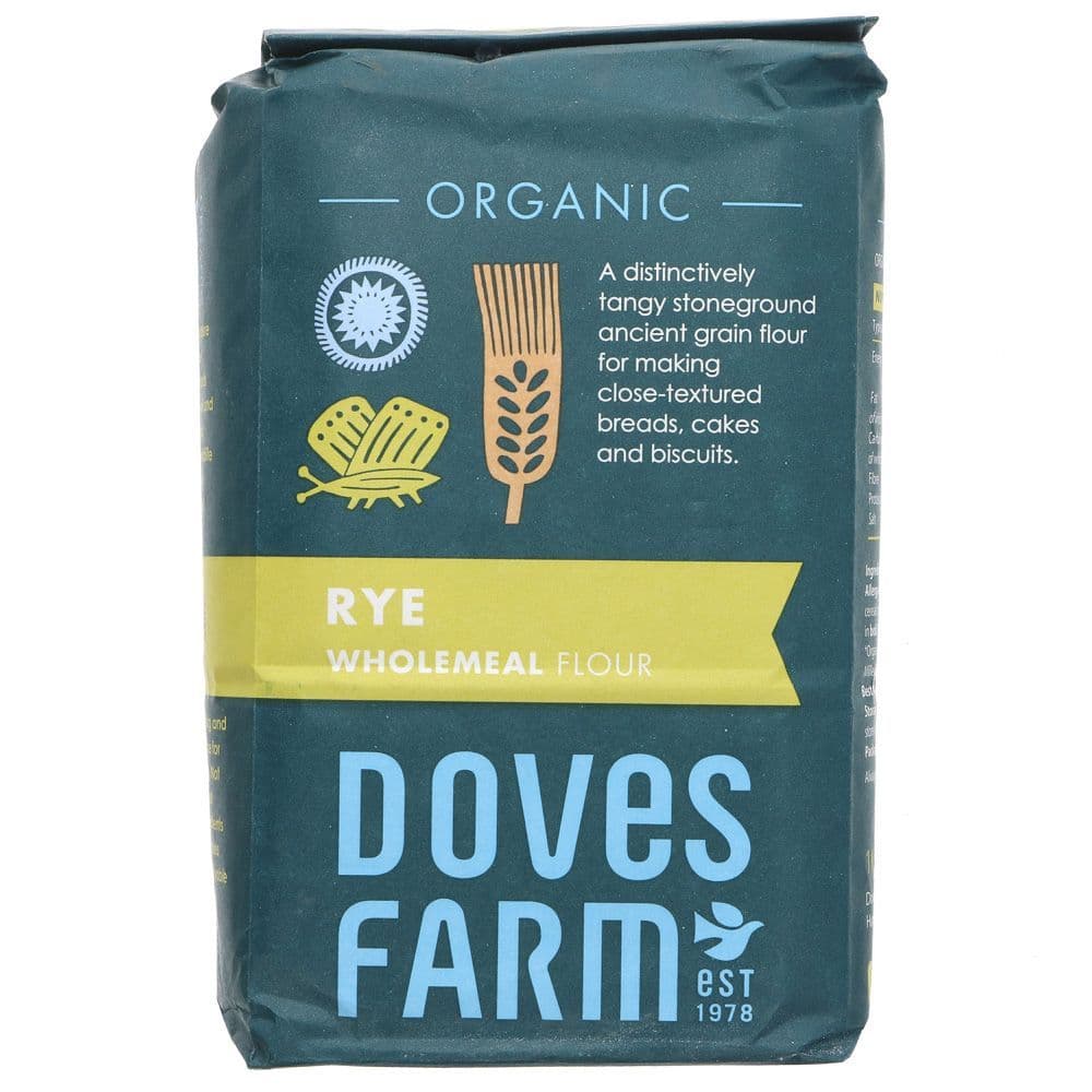 Doves Farm Rye Flour Wholemeal 1KG