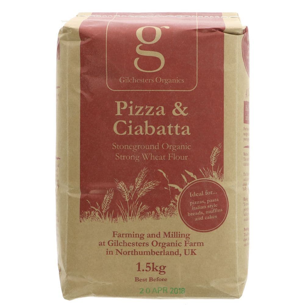 Gilchesters Organic Pizza & Ciabatta Flour 1.5k