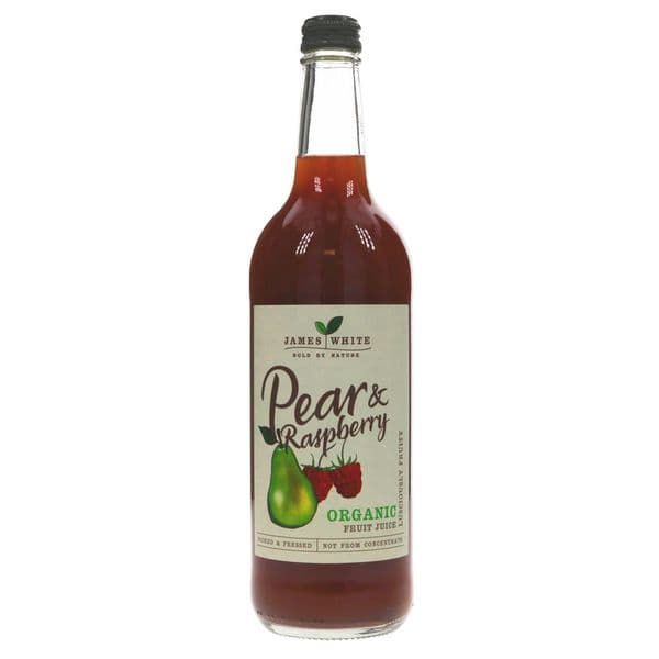 James White Organic Pear & Raspberry Juice