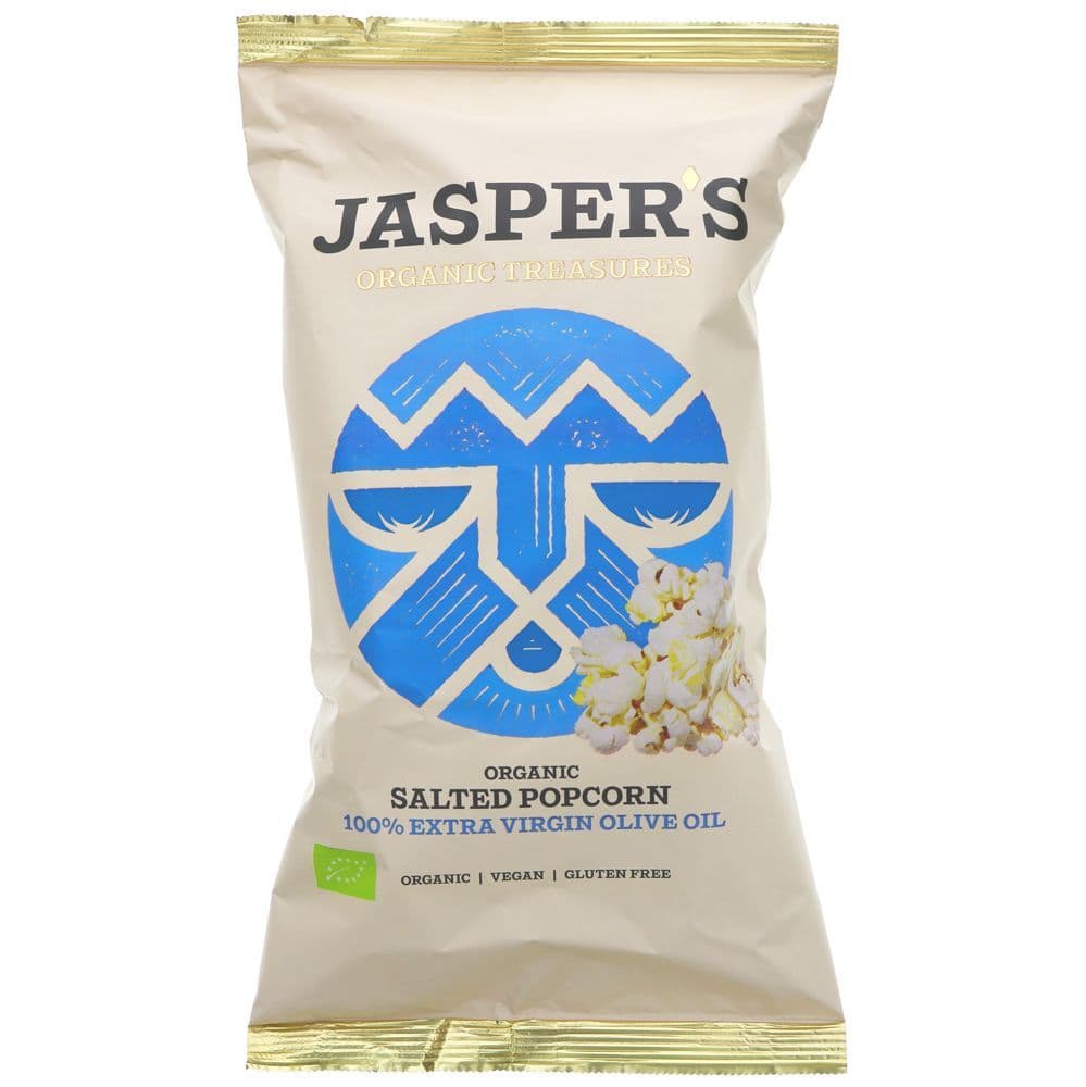 Jaspers Organic Sea Salt Popcorn 50g
