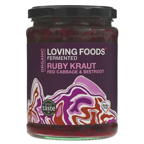 Loving Foods Organic Ruby Beetroot Kraut