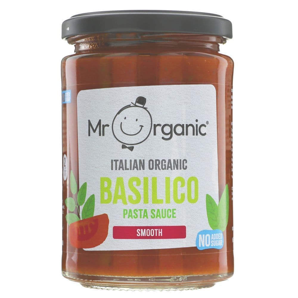 Mr Organic Basilico Pasta Sauce Smooth 350g