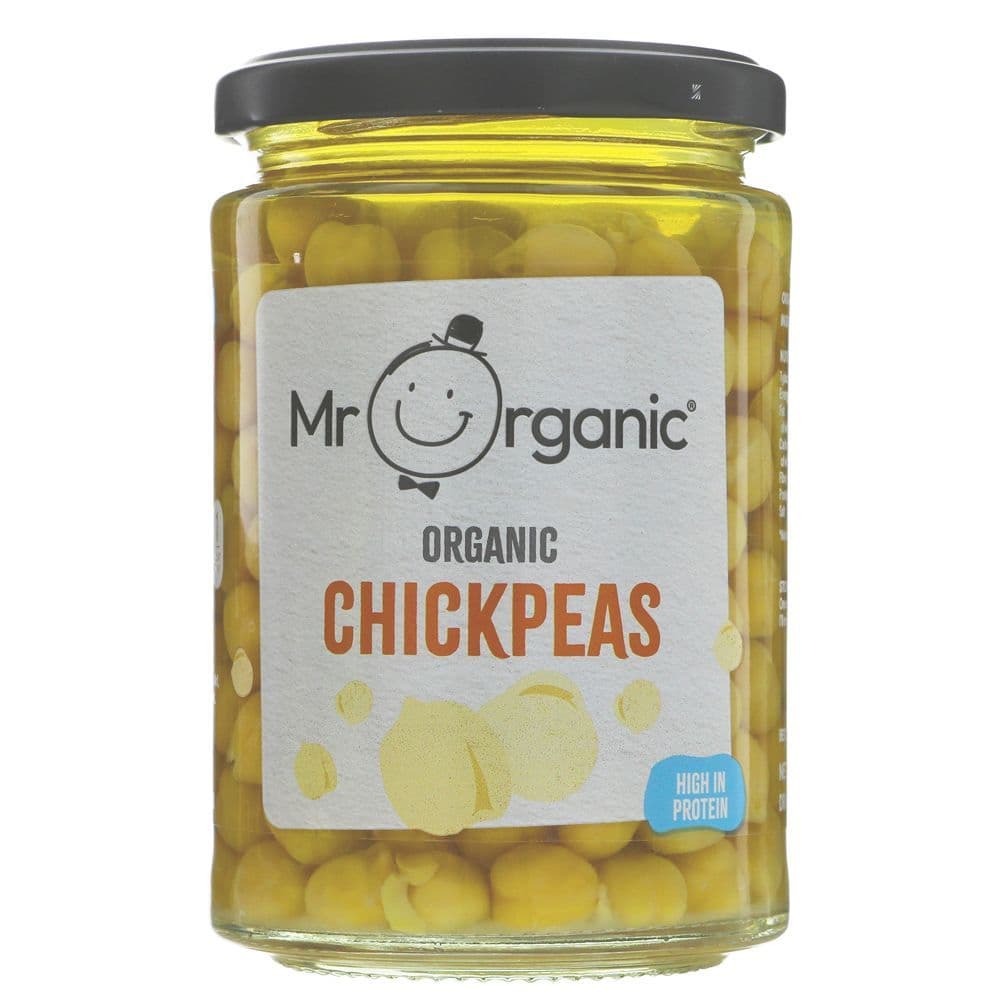 Mr Organic Chickpeas Glass Jar