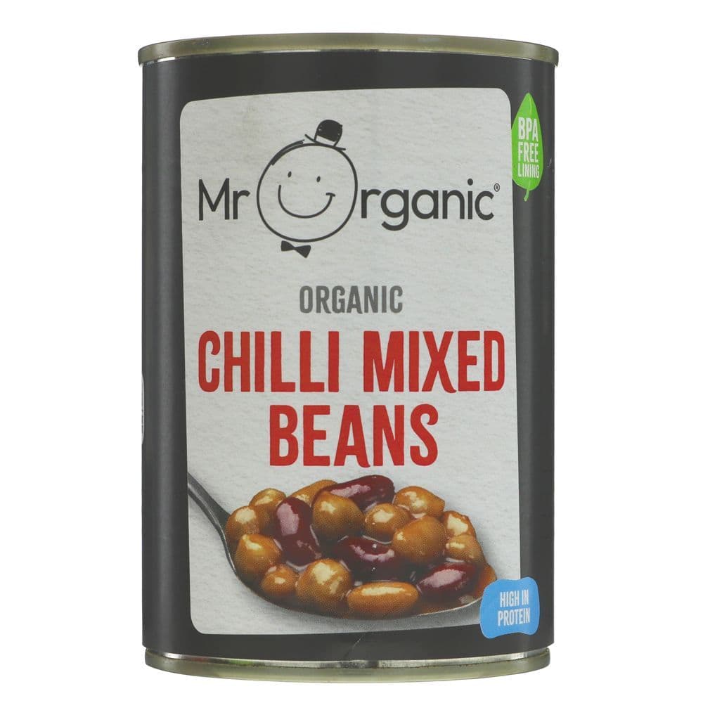 Mr Organic Chilli Mixed Beans 400g