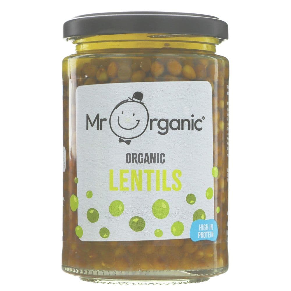 Mr Organic Lentils Glass Jar 350g