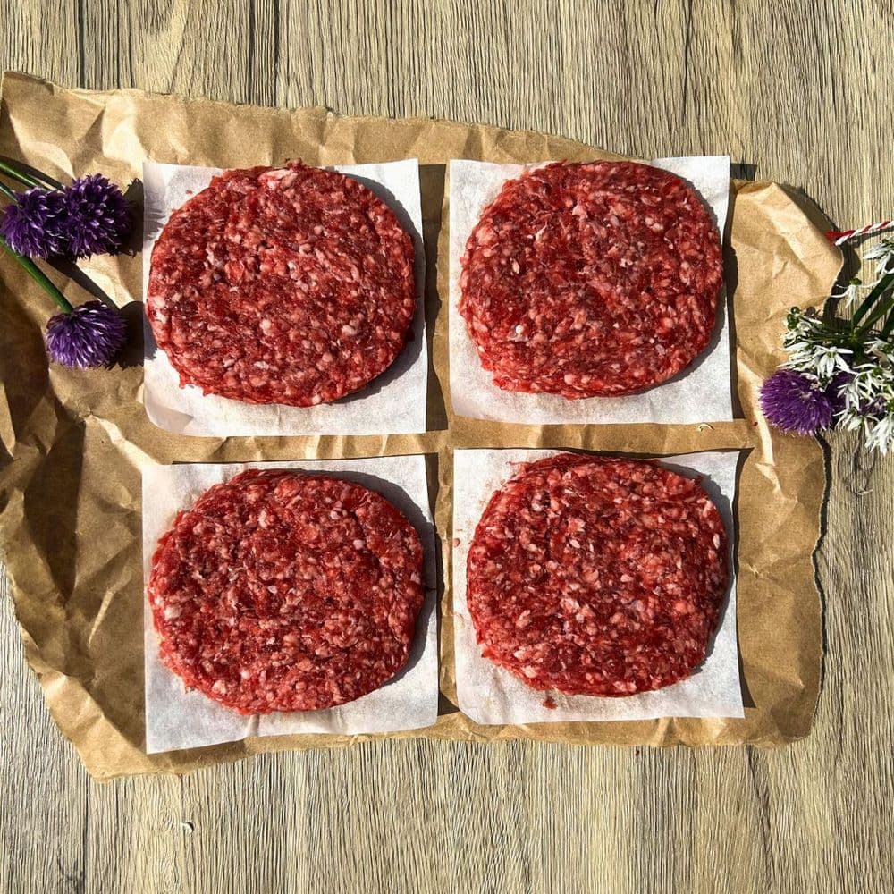 Organic 'American Style' Hamburgers (Gluten Free)