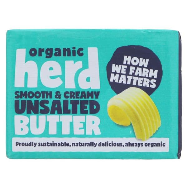 Organic Herd Unsalted Butter 250g