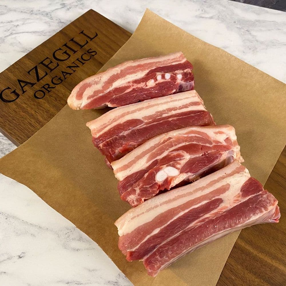 Organic Pork Belly Spare Ribs