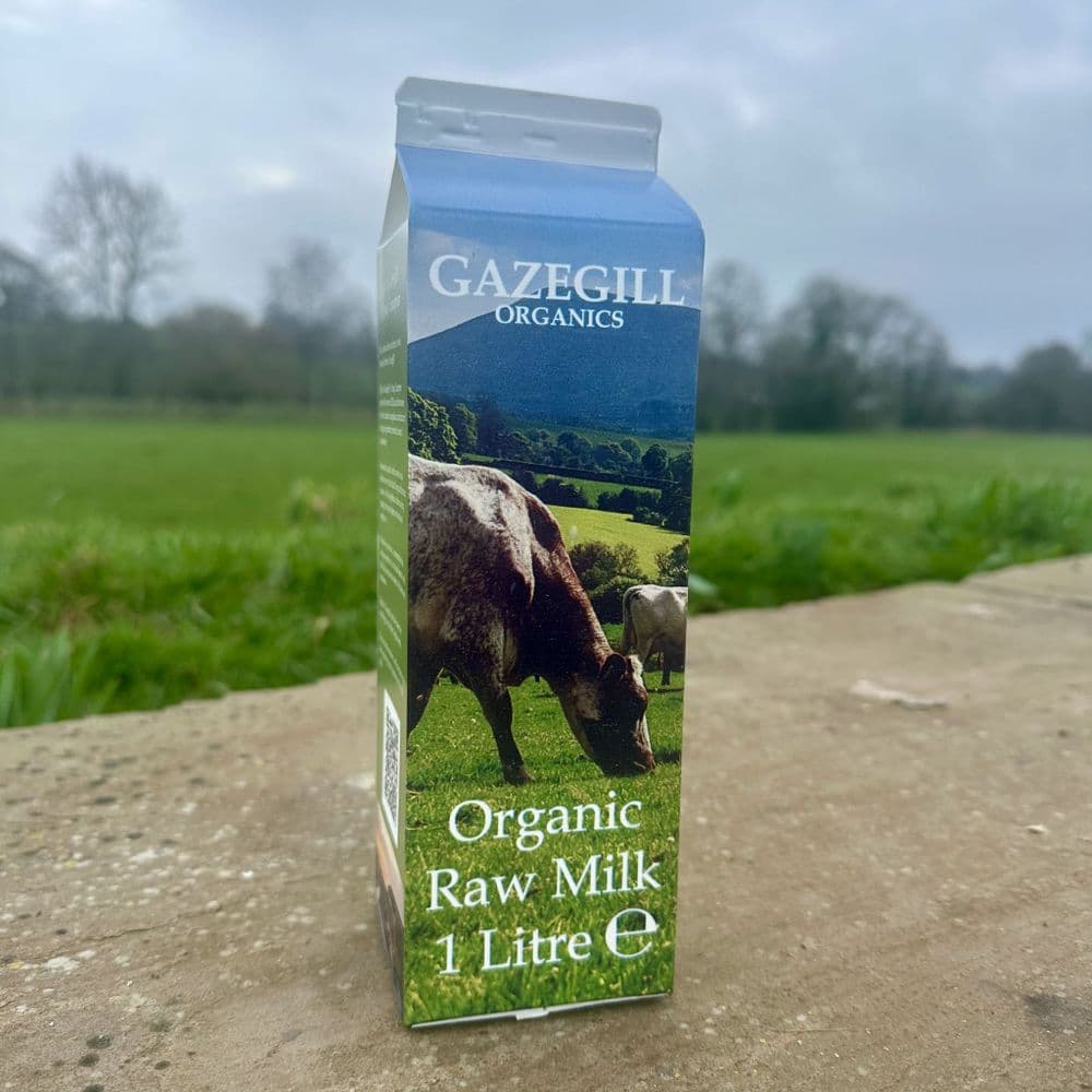 Organic Raw Milk - 10 Litre Pack FREE DELIVERY