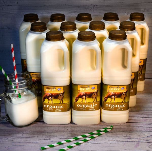 Organic Raw Milk - 12 Litre Pack