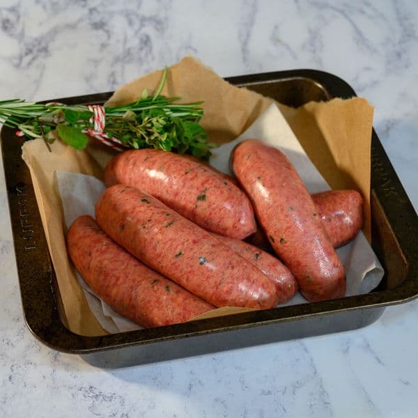 Buy Organic Gluten-Free Pork and Leek Sausages Online