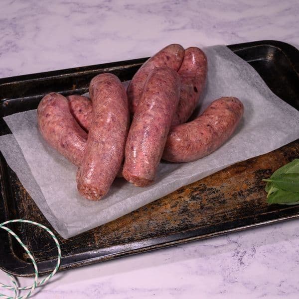 Organic Sausages - Smoky Pork, Onion & Pepper (Gluten Free)