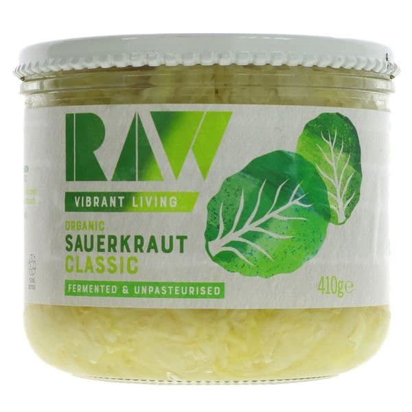Raw Organic Fresh Sauerkraut Classic Crunch