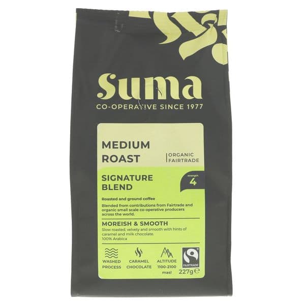 Suma Medium Roast Ground Coffee 227g