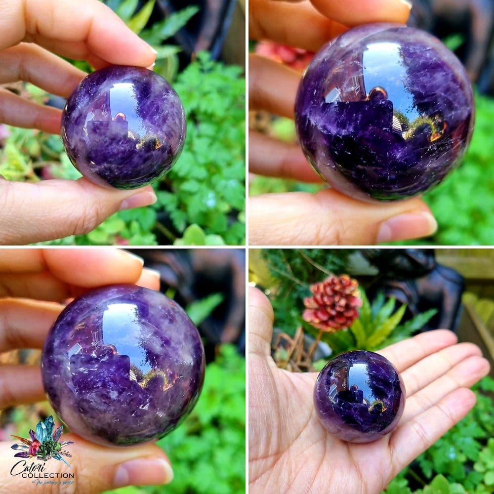 45mm Amethyst Sphere
