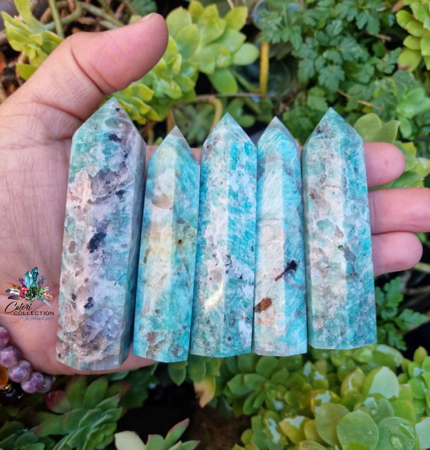 Amazonite Crystal Points