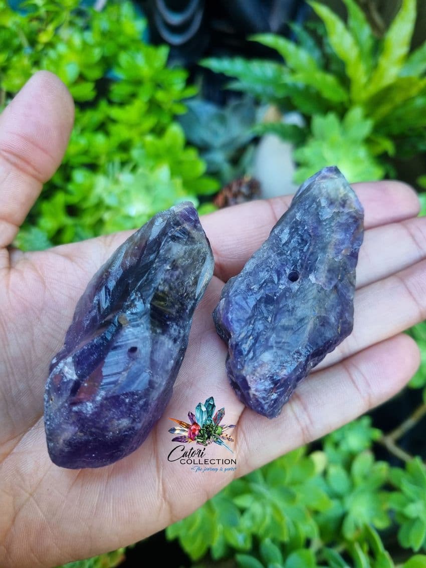 Amethyst Crystal Incense Stick Holder