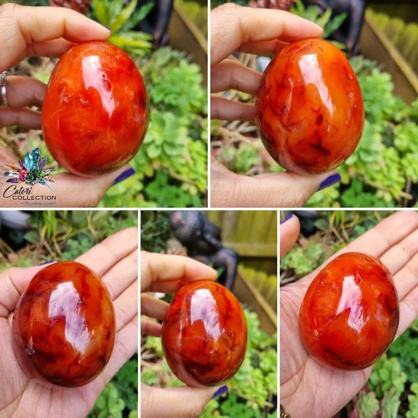 Carnelian Palmstone (291g)