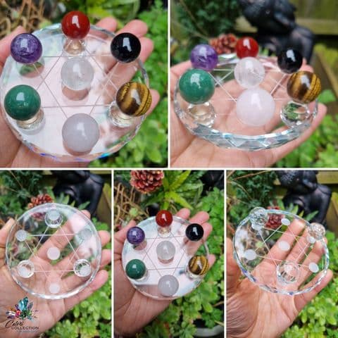 Chakra Sphere Grid Set