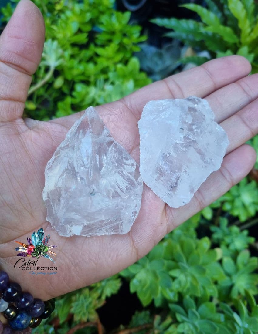 Clear Quartz Crystal Incense Stick Holder