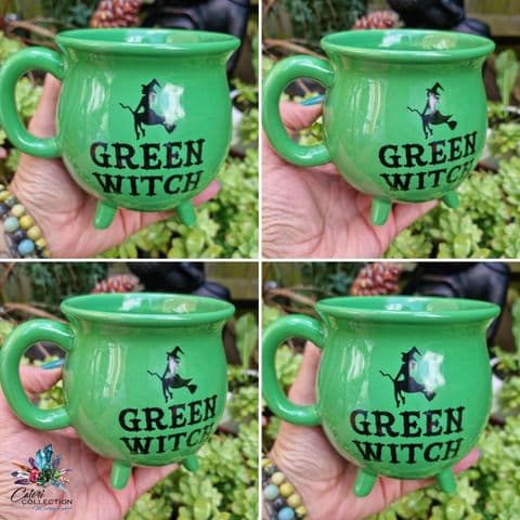 Green Witch Cauldron Mug