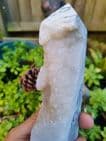 Large Moss Agate Tower with Druzy (8.5 inches tall)