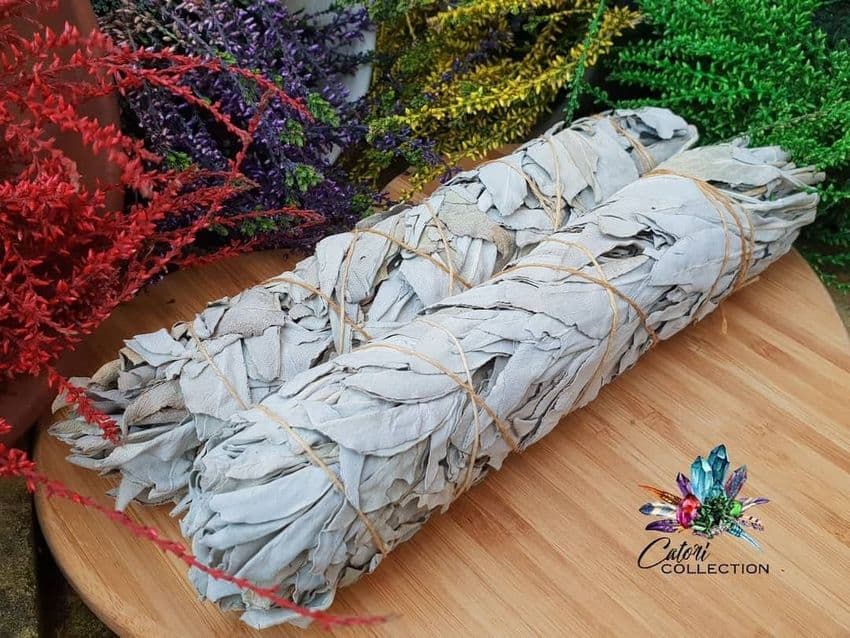 Large Premium White Sage Smudge Stick (8-9 inches)