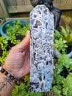Large Sphalerite Tower with Druzy #3 (8 inches tall)