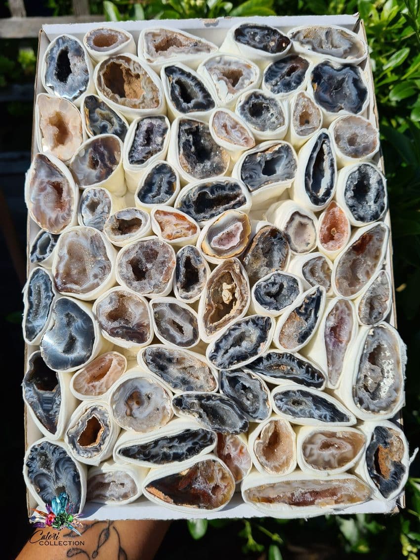 Mini Druzy Agate Clusters