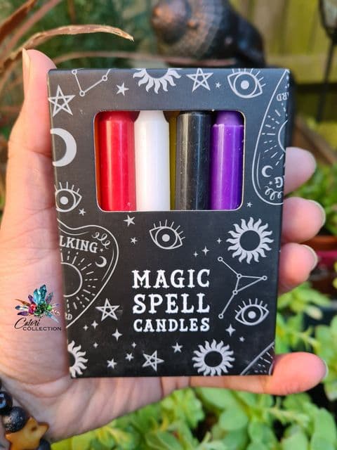 Pack of 12 Mixed Spell Candles