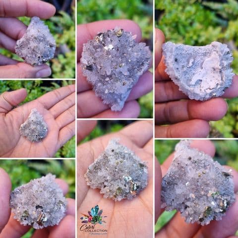 Pyrite in Quartz Specimen (#1)