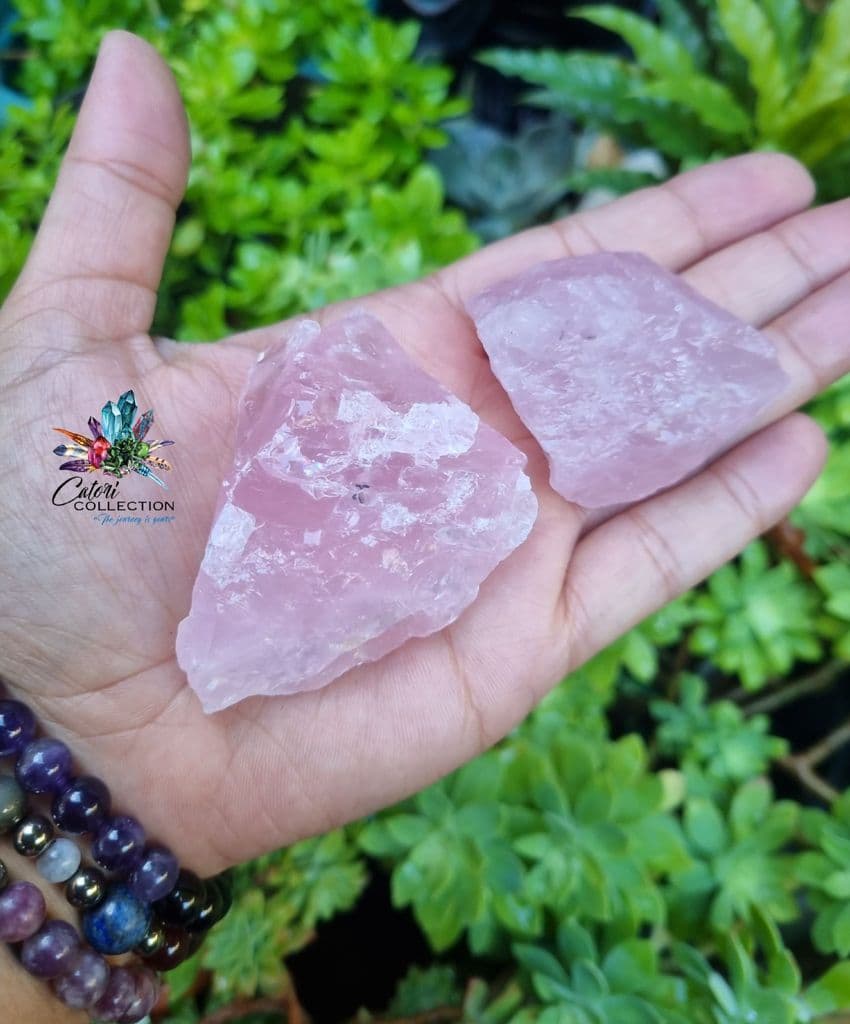 Rose Quartz Crystal Incense Stick Holder