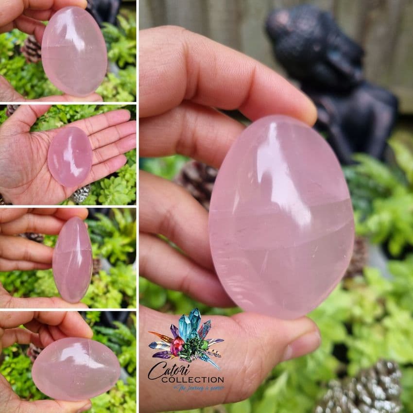 Rose Quartz Palmstone (#2)