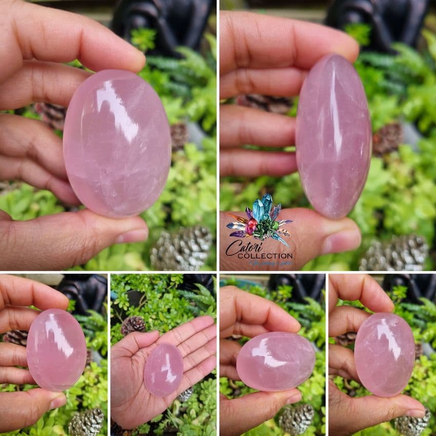 Rose Quartz Palmstone (#4)