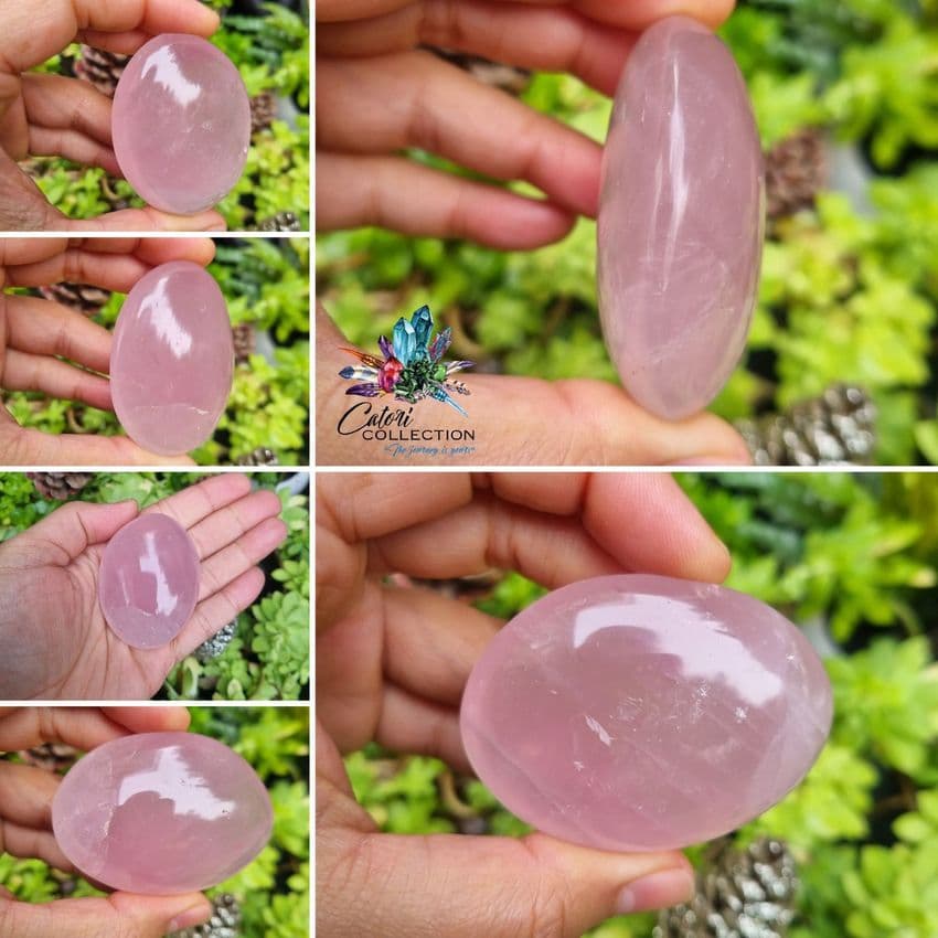 Rose Quartz Palmstone (#5)